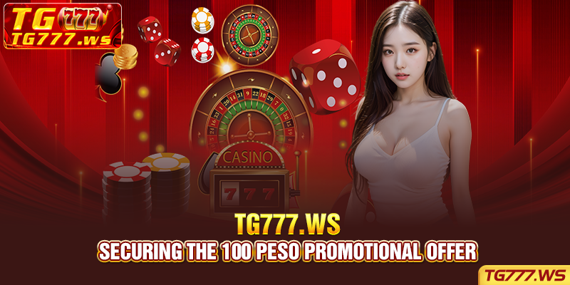 Securing the 100 peso promotional offer